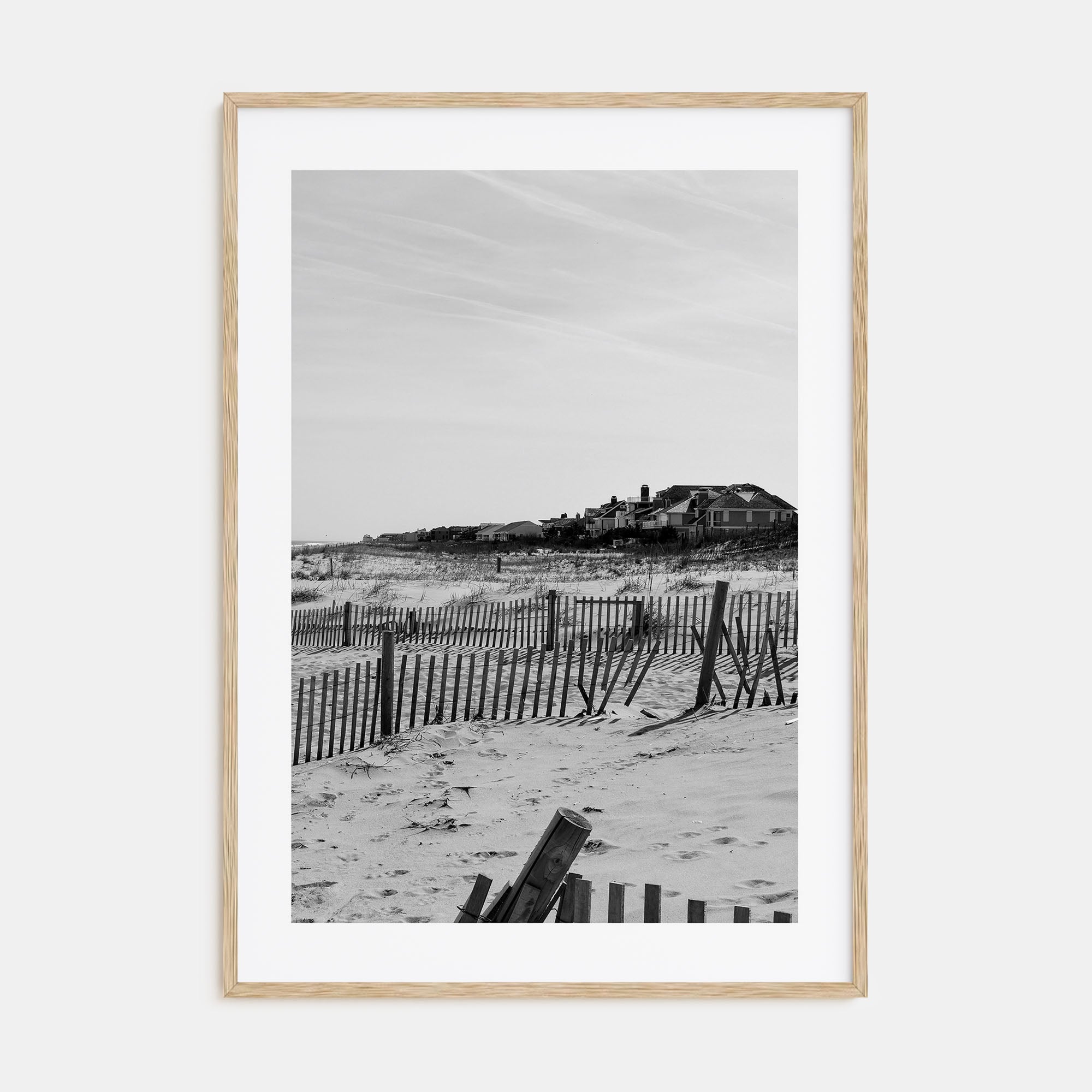Rehoboth Beach Photo B&W Poster