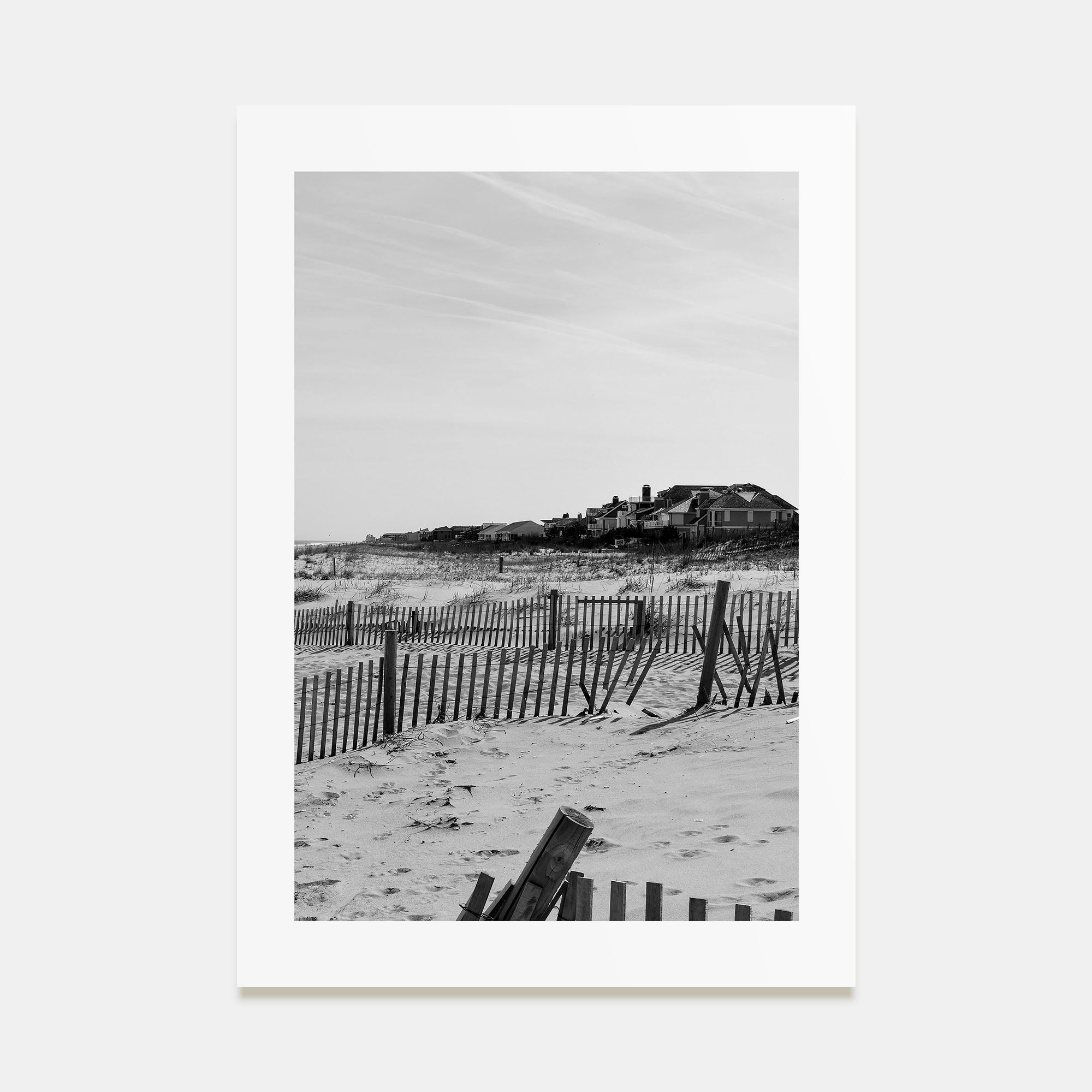 Rehoboth Beach Photo B&W Poster