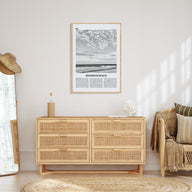 Rehoboth Beach Travel B&W Poster