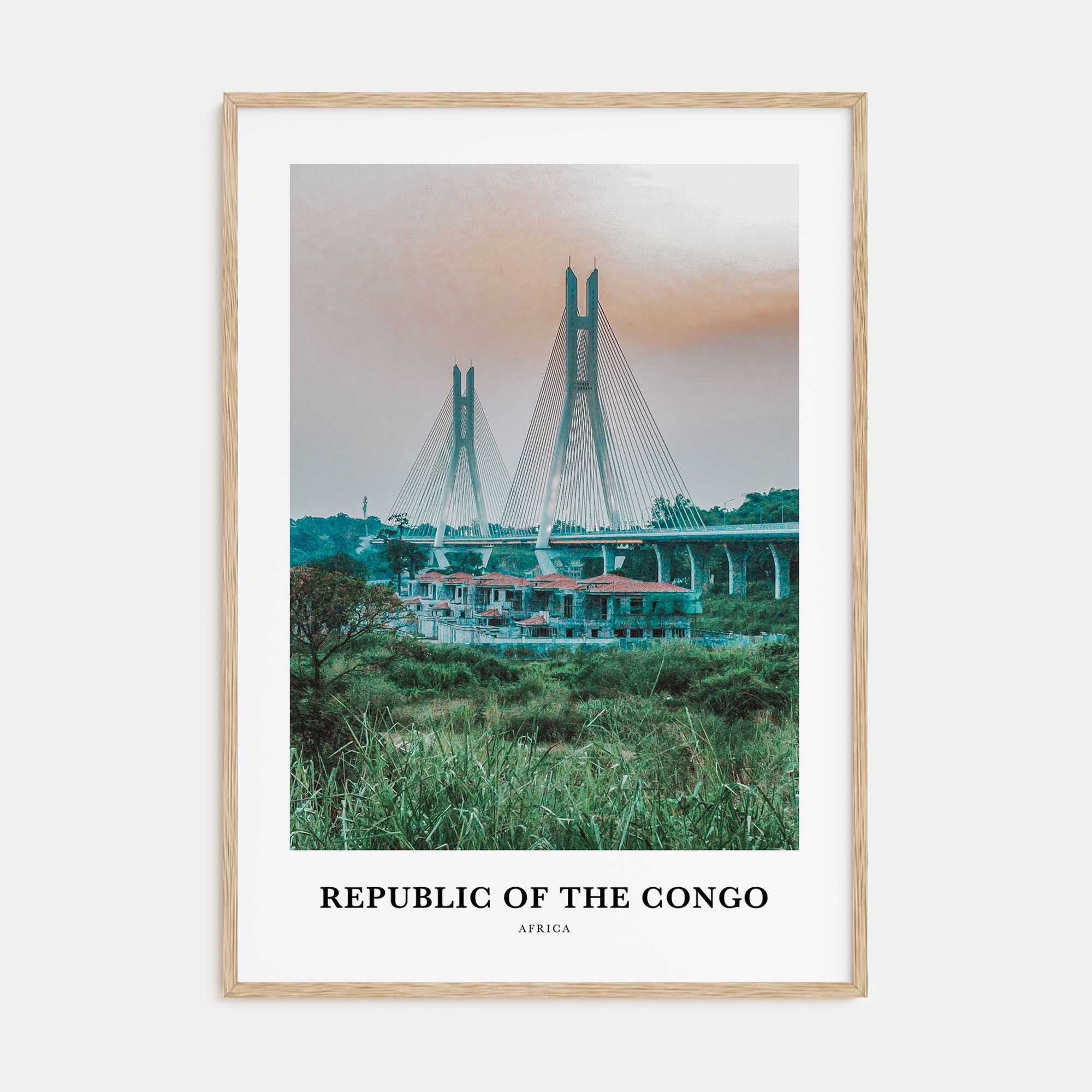 Republic of the Congo Portrait Color Poster