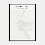 Revelstoke Map Portrait Poster