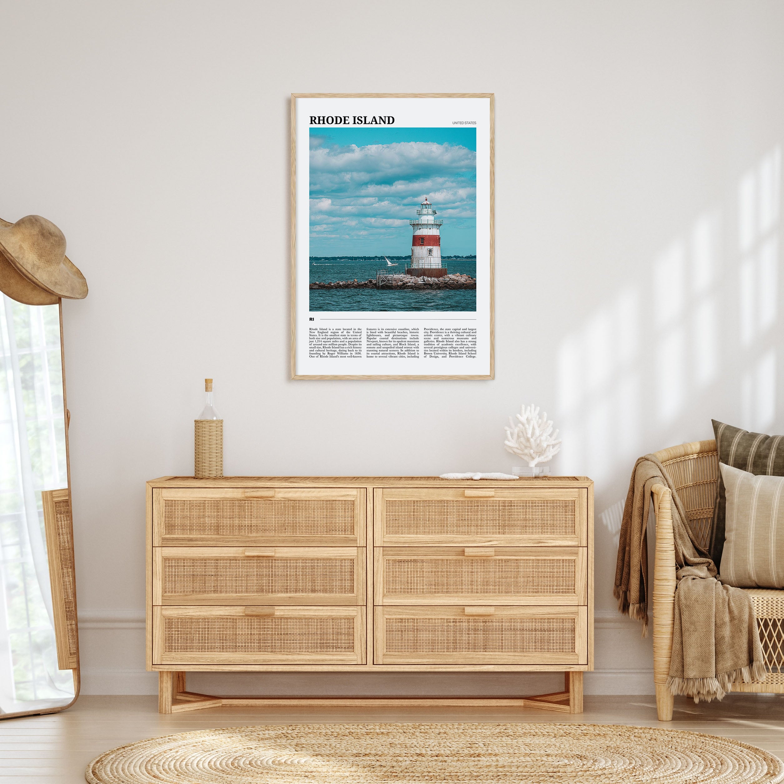 Rhode Island Travel Color Poster
