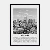 Richmond Travel B&W No 1 Poster