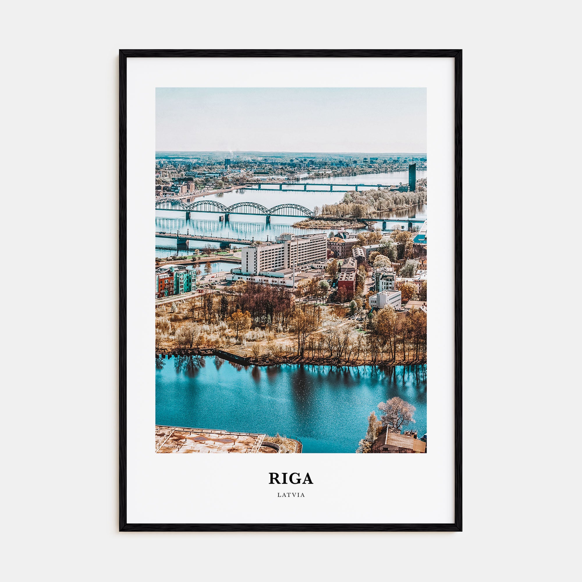 Riga Portrait Color Poster