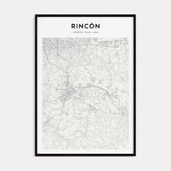 Rincón Map Portrait Poster