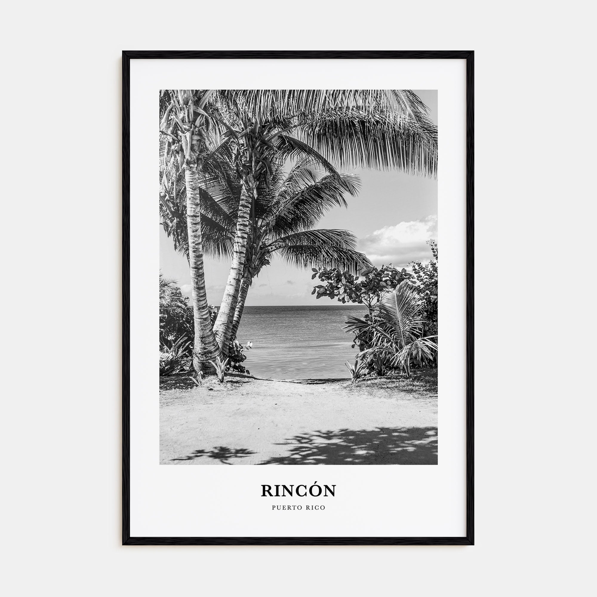 Rincón Portrait B&W Poster