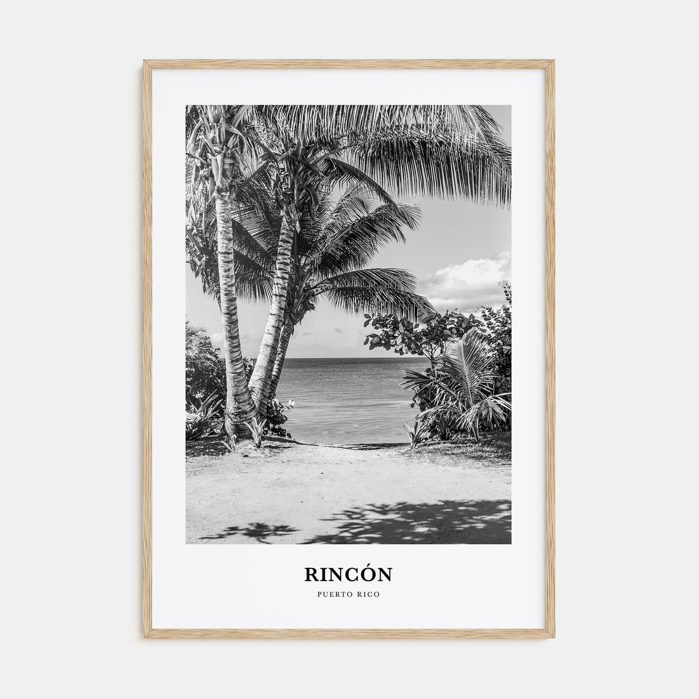 Rincón Portrait B&W Poster