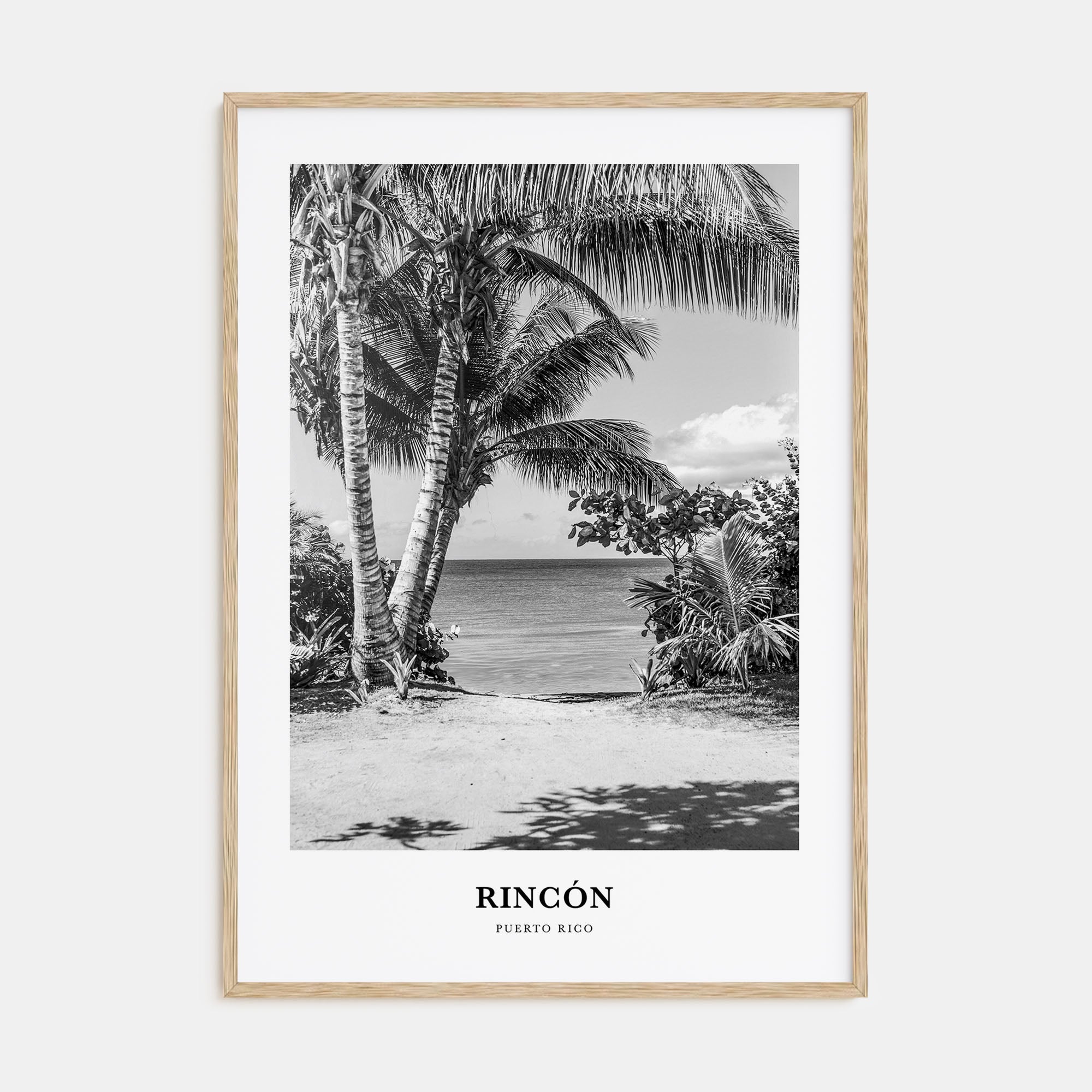 Rincón Portrait B&W Poster