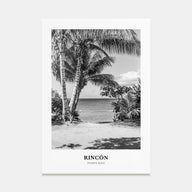 Rincón Portrait B&W Poster