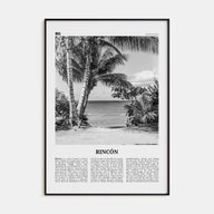 Rincón Travel B&W Poster