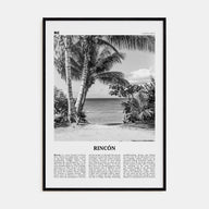 Rincón Travel B&W Poster