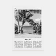 Rincón Travel B&W Poster