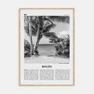Rincón Travel B&W Poster
