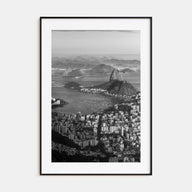 Rio de Janeiro Photo B&W No 1 Poster