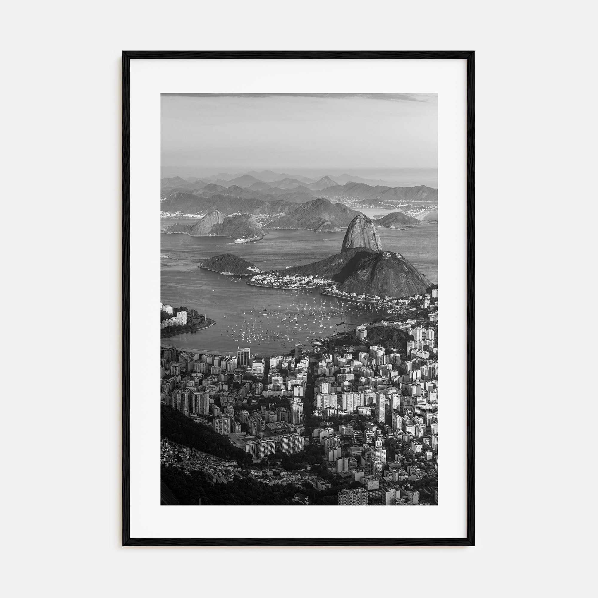 Rio de Janeiro Photo B&W No 1 Poster