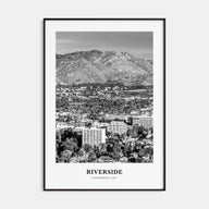 Riverside Portrait B&W Poster