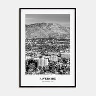 Riverside Portrait B&W Poster