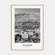 Riverside Portrait B&W Poster
