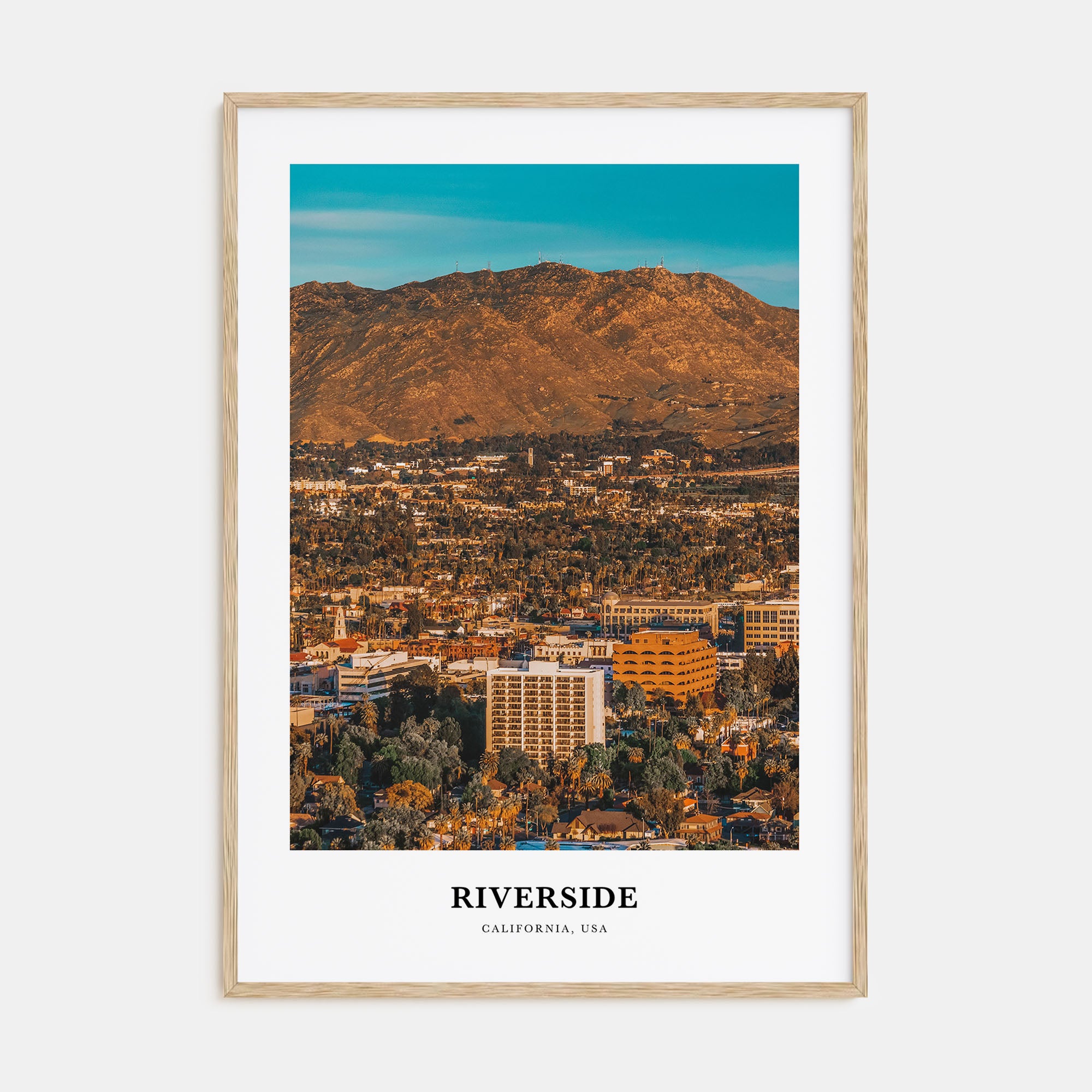 Riverside Portrait Color Poster