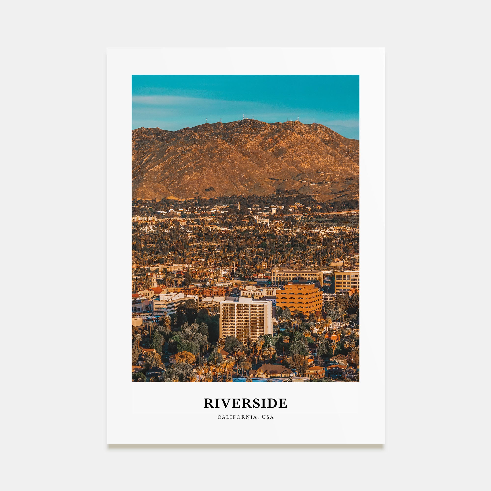 Riverside Portrait Color Poster