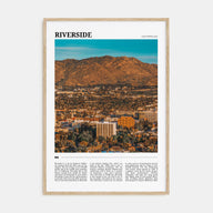 Riverside Travel Color Poster