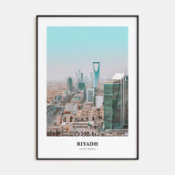 Riyadh Portrait Color Poster