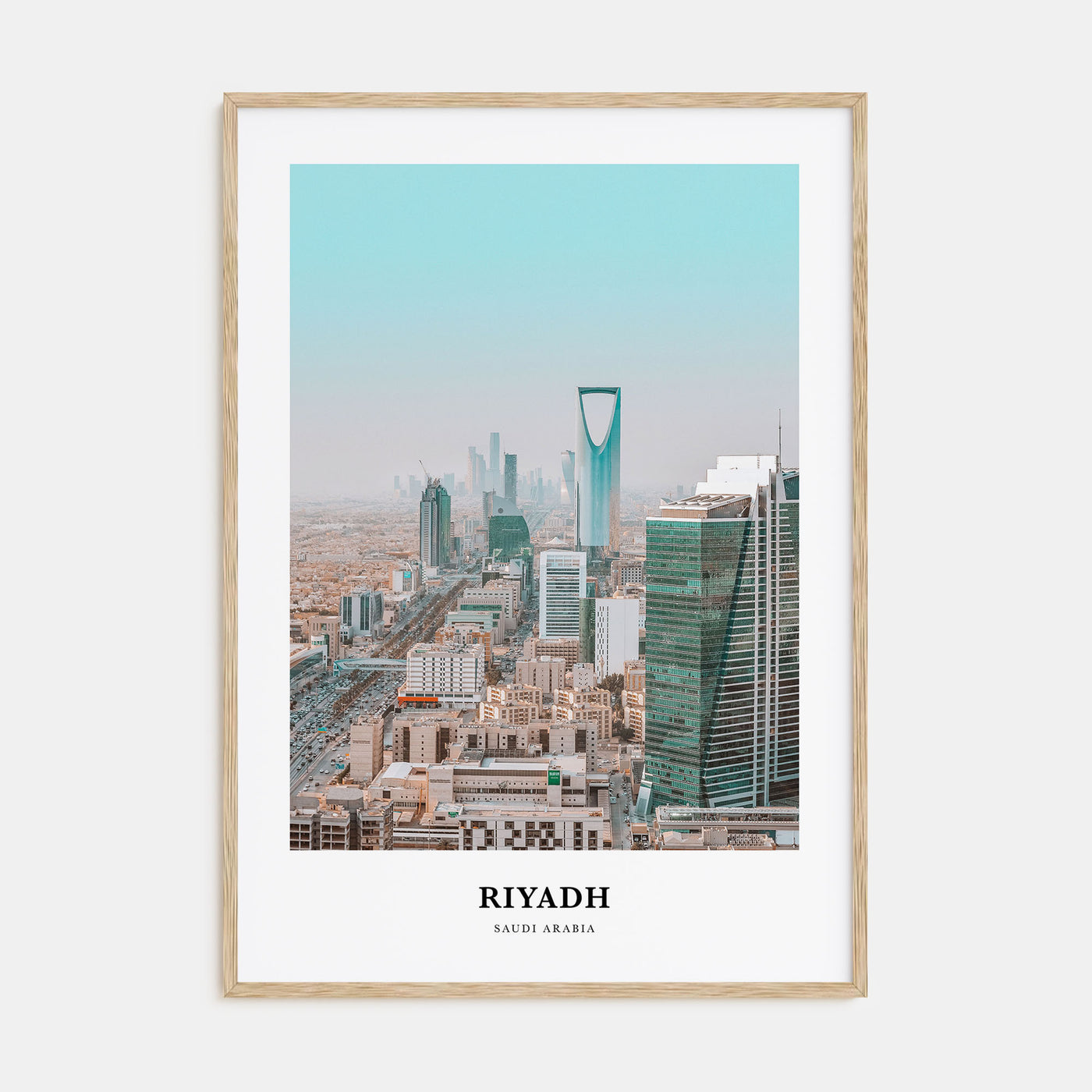 Riyadh Portrait Color Poster