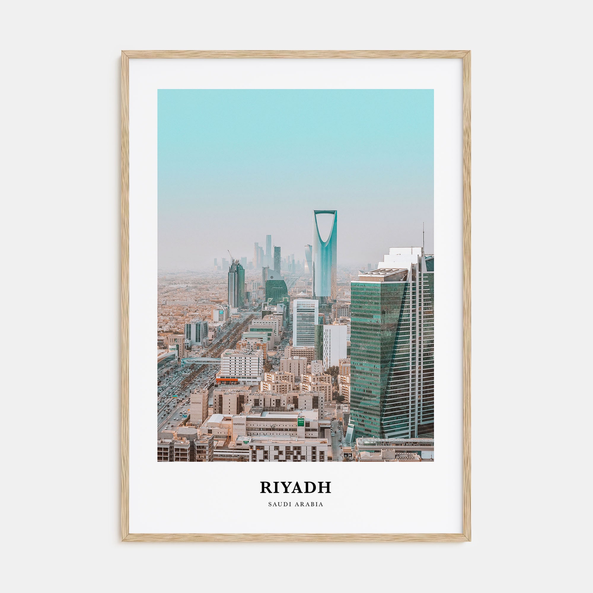 Riyadh Portrait Color Poster