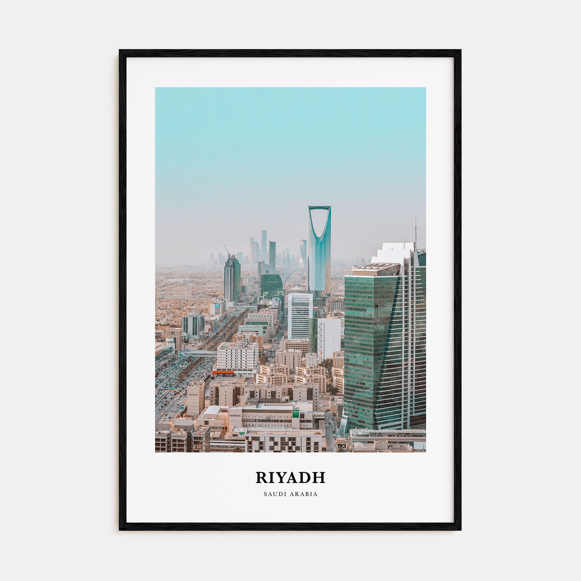 Riyadh Portrait Color Poster