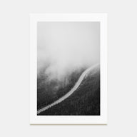 Road Photo B&W No 1 Poster