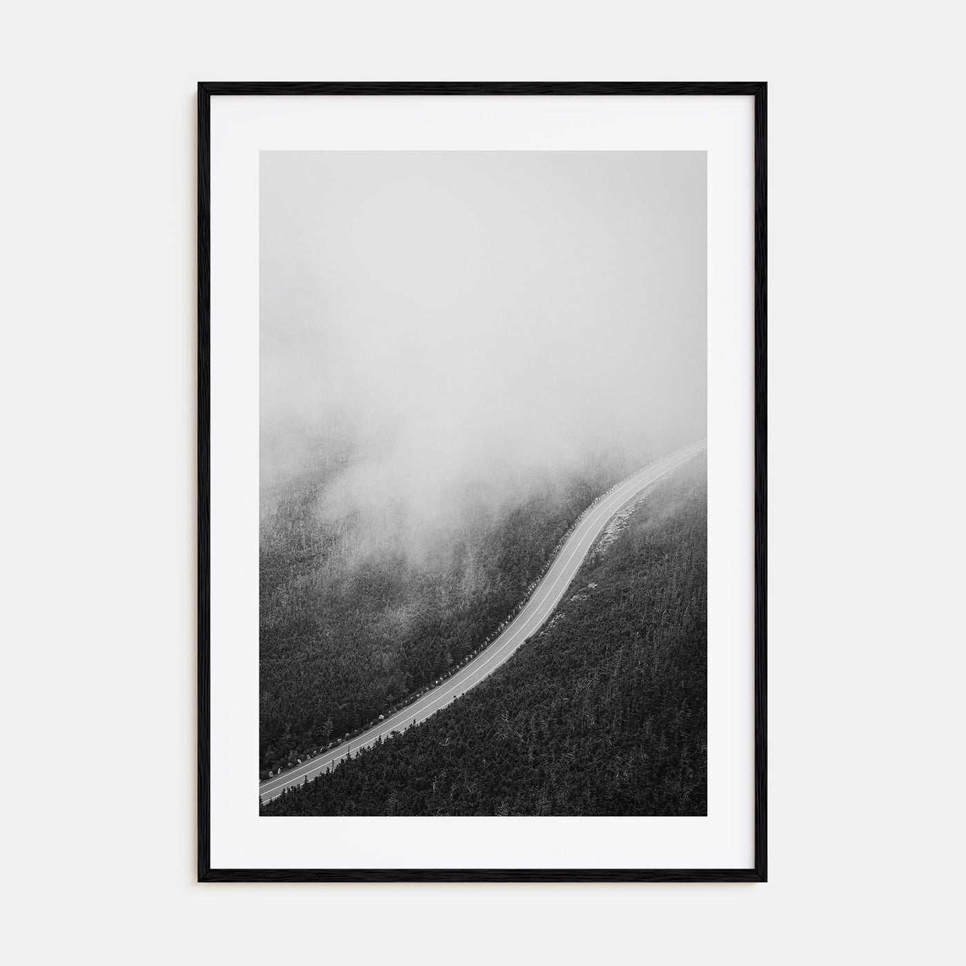 Road Photo B&W No 1 Poster