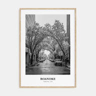 Roanoke Portrait B&W No 1 Poster