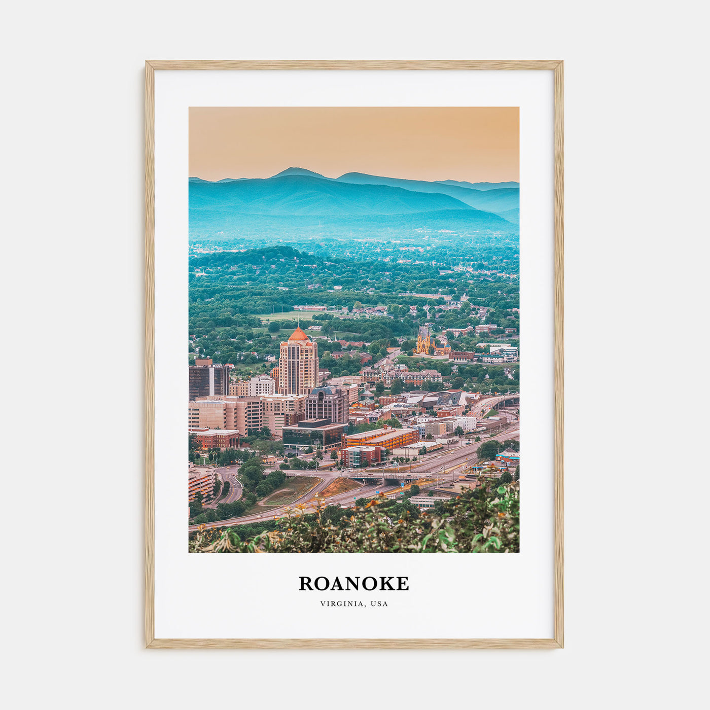 Roanoke Portrait Color Poster