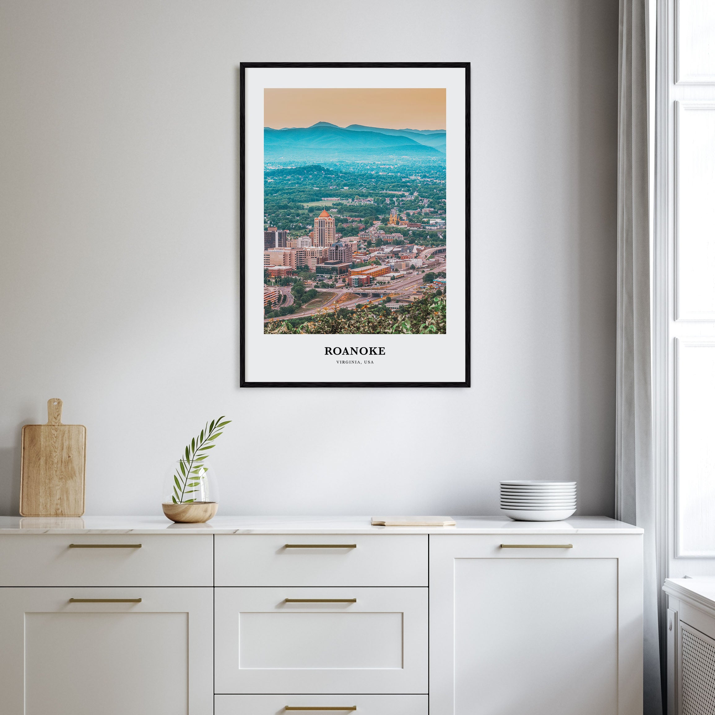 Roanoke Portrait Color Poster