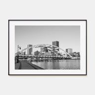 Rochester, New York Landscape B&W Poster