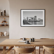 Rochester, New York Landscape B&W Poster