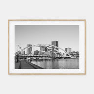 Rochester, New York Landscape B&W Poster