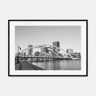 Rochester, New York Landscape B&W Poster
