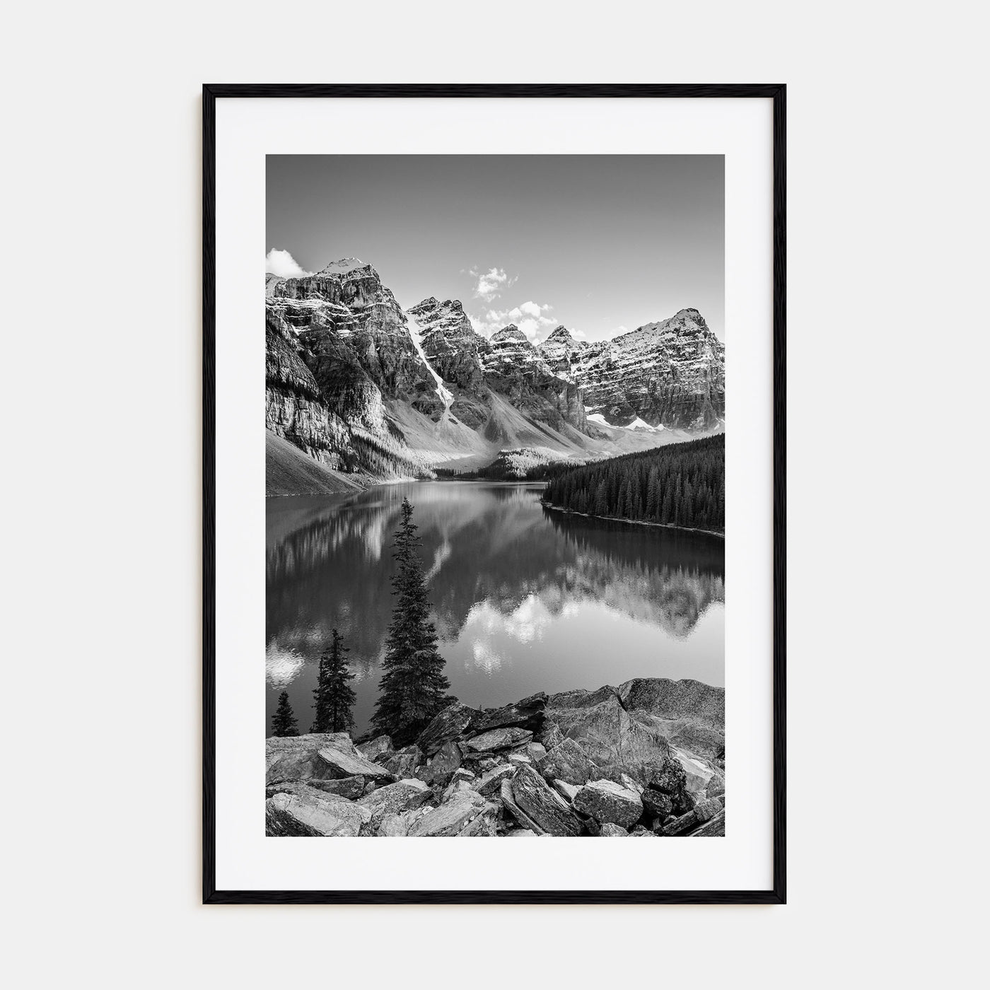 Rocky Mountain National Park Photo B&W Poster