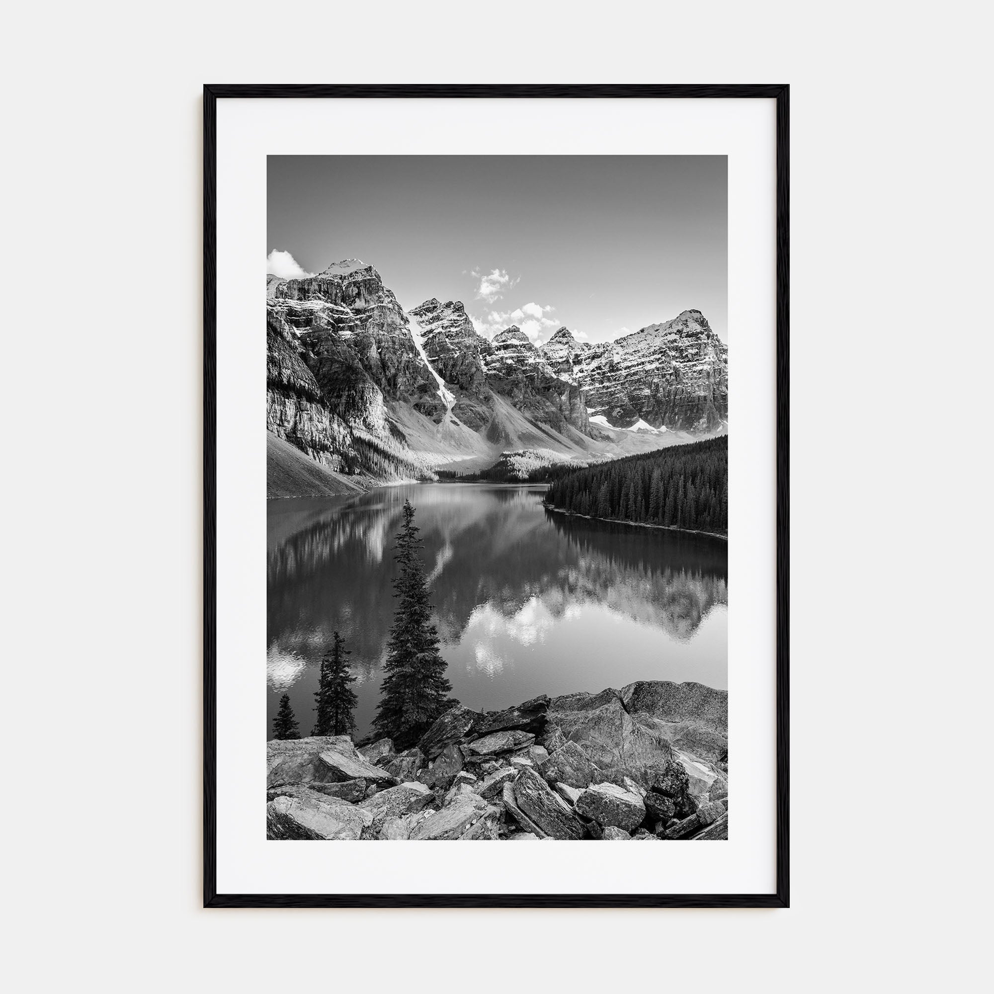 Rocky Mountain National Park Photo B&W Poster