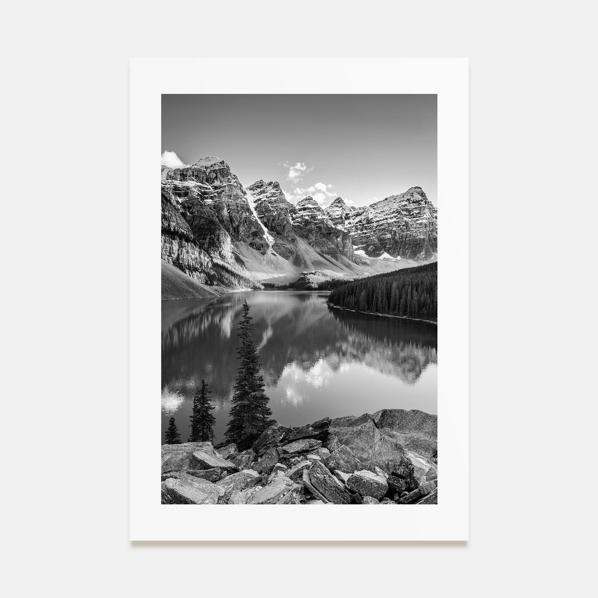 Rocky Mountain National Park Photo B&W Poster