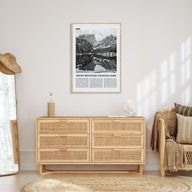 Rocky Mountain National Park Travel B&W Poster