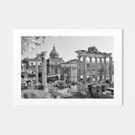 Rome Landscape B&W No 1 Poster