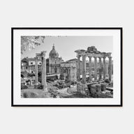 Rome Landscape B&W No 1 Poster