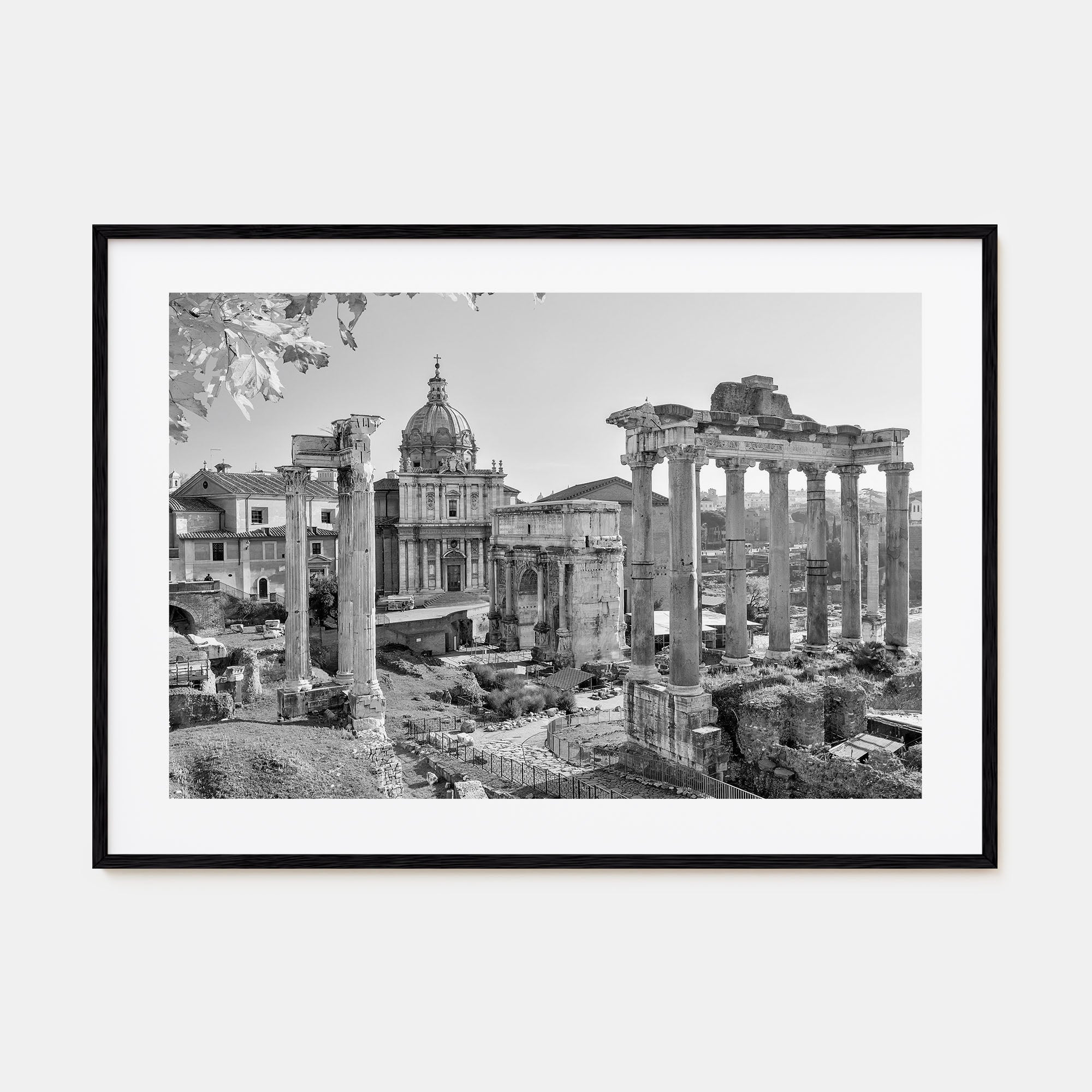 Rome Landscape B&W No 1 Poster