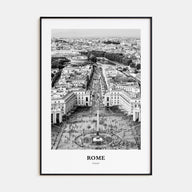 Rome Portrait B&W No 3 Poster