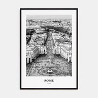 Rome Portrait B&W No 3 Poster