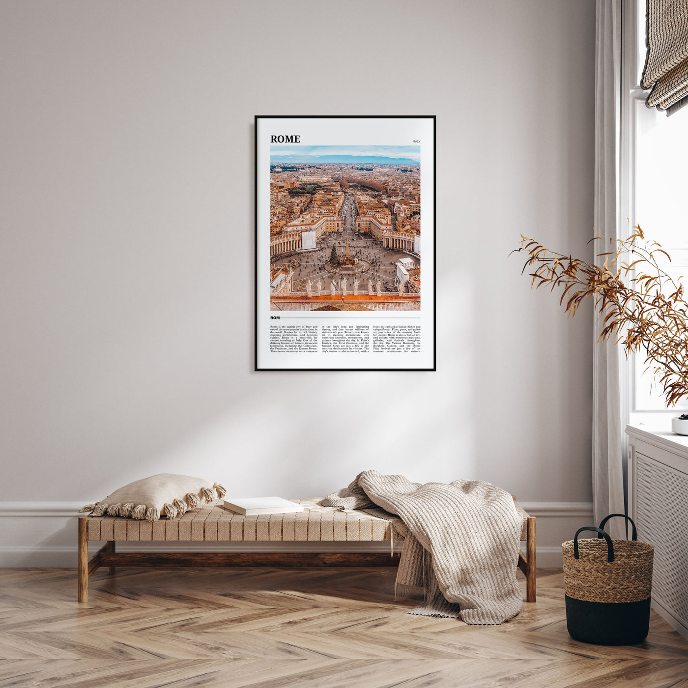 Rome Travel Color Poster