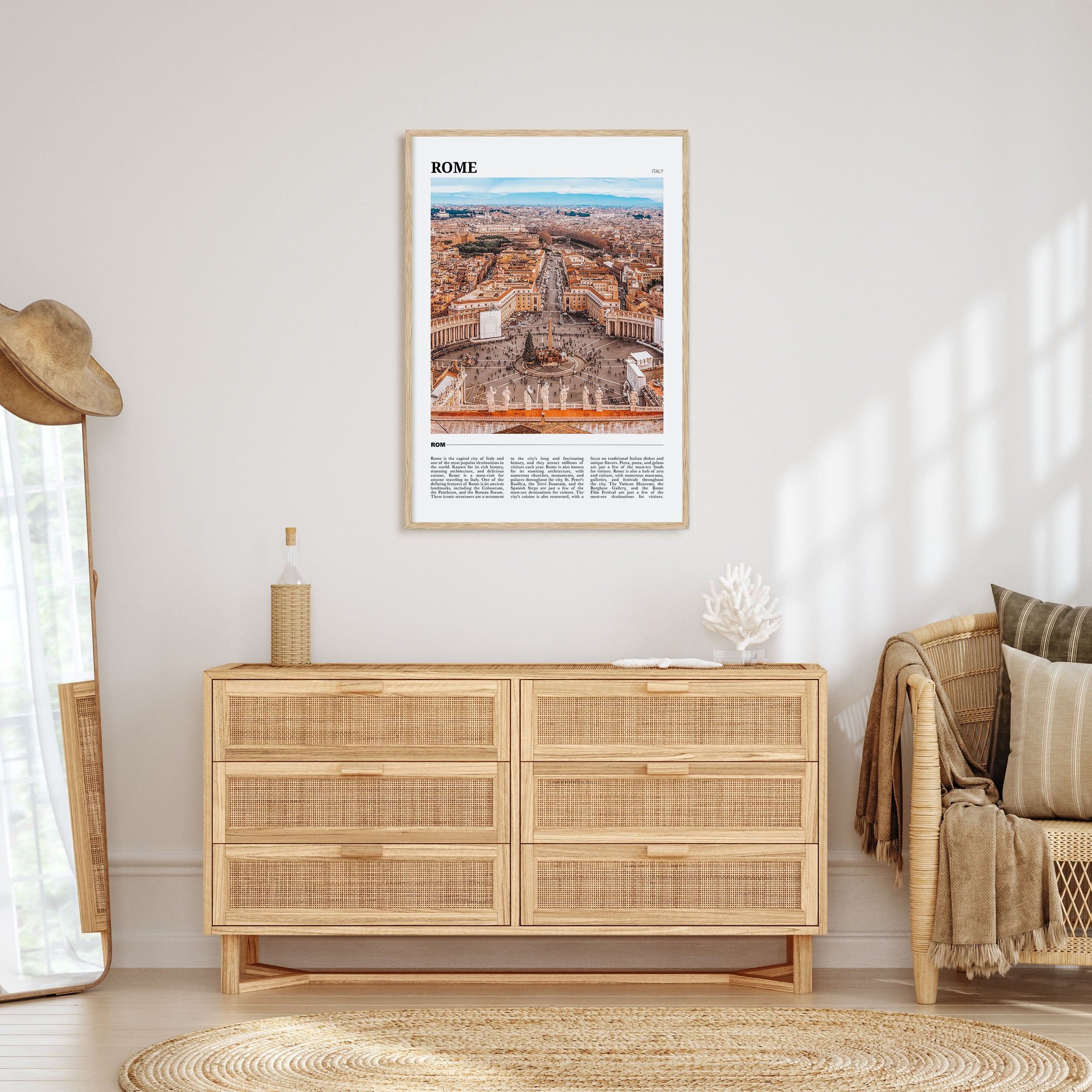 Rome Travel Color Poster