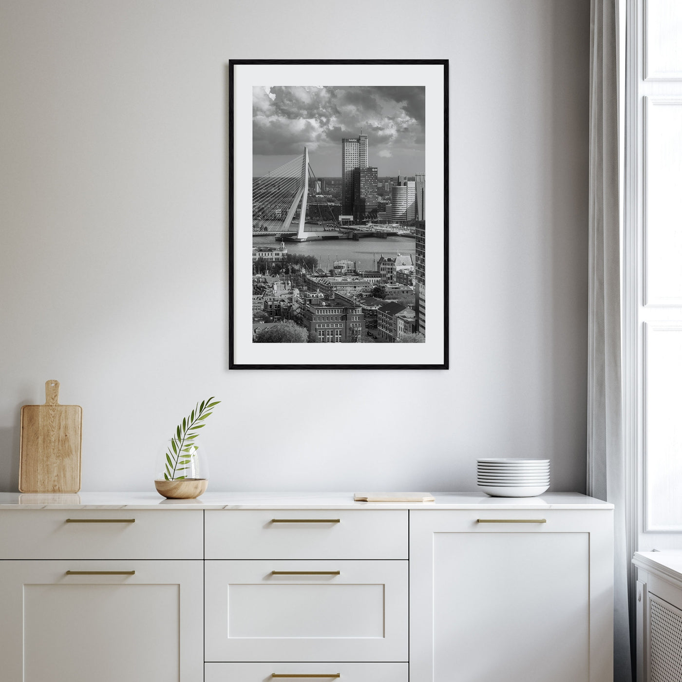Rotterdam Photo B&W Poster